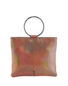 Le Pouch Iridescent Leather Crossbody Bag