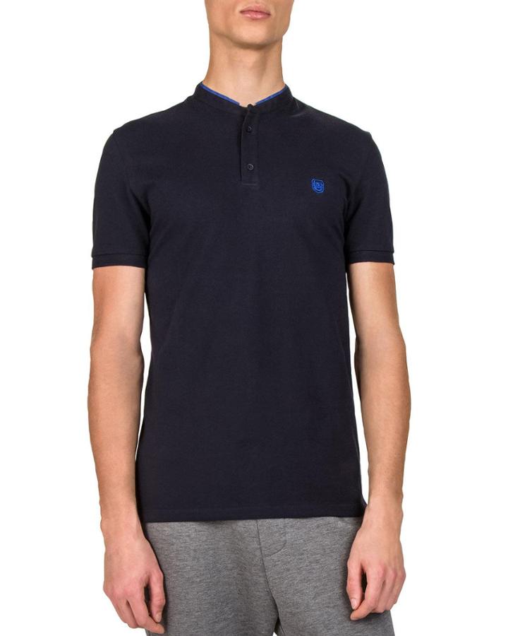 Men's Officer Collar Short-sleeve Polo