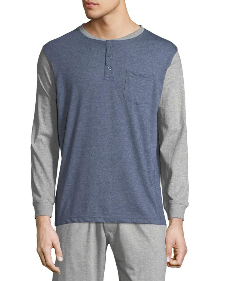 Men's Pocket Baseball Henley