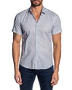 Men's Semi-fit Dotted-print