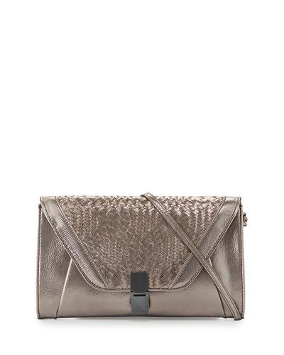 Bali 89 Convertible Leather Clutch Bag, Pyrite Devi