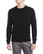 Men's Ribbed Cashmere Pullover