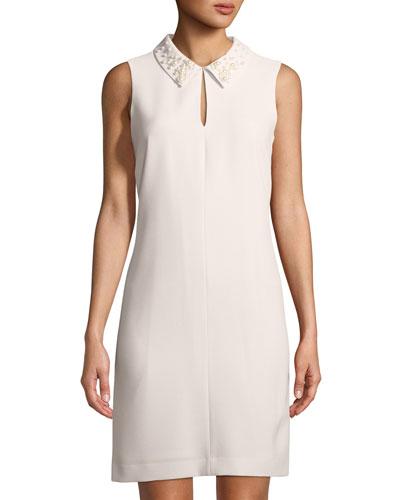 Sleeveless Collared Dress