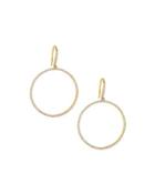 14k Pave Diamond Small Mirage Bangle Hoops