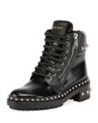 Ranger Studded Leather Army Boots