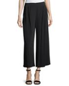Crinkled Crepe Wide-leg Pants,