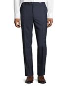 Men's Straight-leg Wool Trouser Pants, Blue