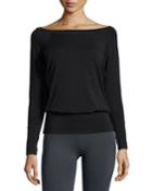 Nux Melissa Long-sleeve Tee, Black, Women's,