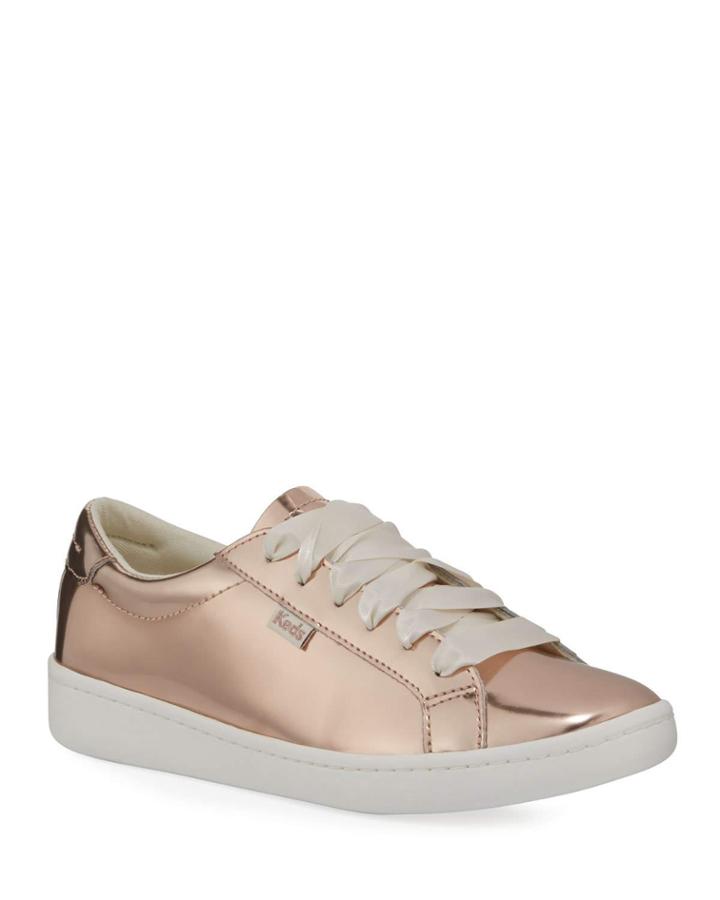 Ace Metallic Leather Tennis