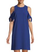 Tie-sleeve Cold-shoulder