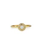 18k Lollipop Mini Mother-of-pearl & Diamond Ring,
