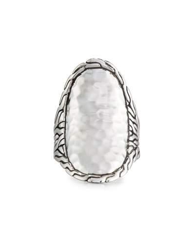 Sterling Silver Saddle Ring,