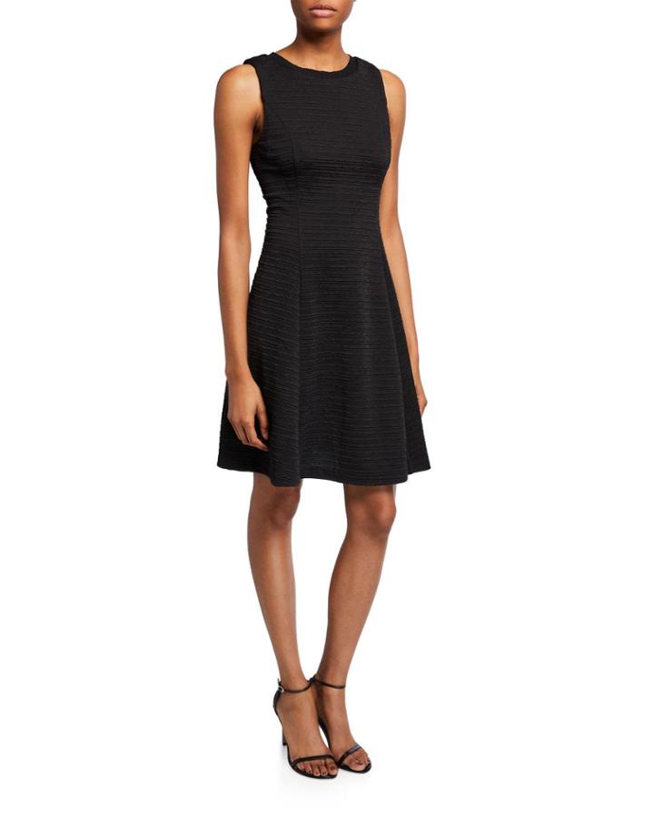 Knit Fit-&-flare Dress