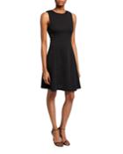 Knit Fit-&-flare Dress