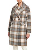 Plaid Print Coat