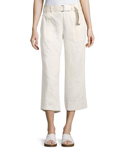 D-ring Belted Culotte Pants