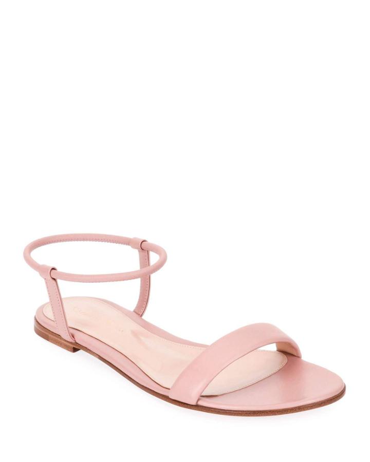 Flat Leather Ankle-wrap