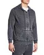 Men's Vintage Washed Fleece Hoodie