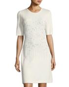 Embellished Knit Half-sleeve