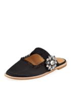 Addy Embellished Ballet Flats, Black