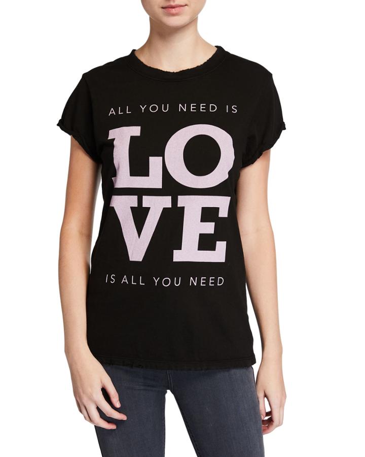 Love Distressed Tee