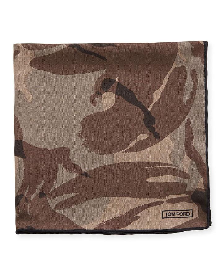 Camouflage Silk Pocket