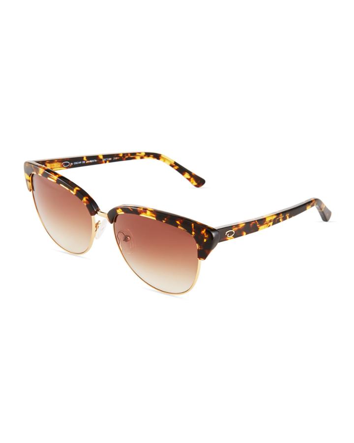 Modern Cat-eye Combo Half-rim