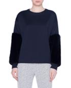 Faux-fur Trimmed Neoprene