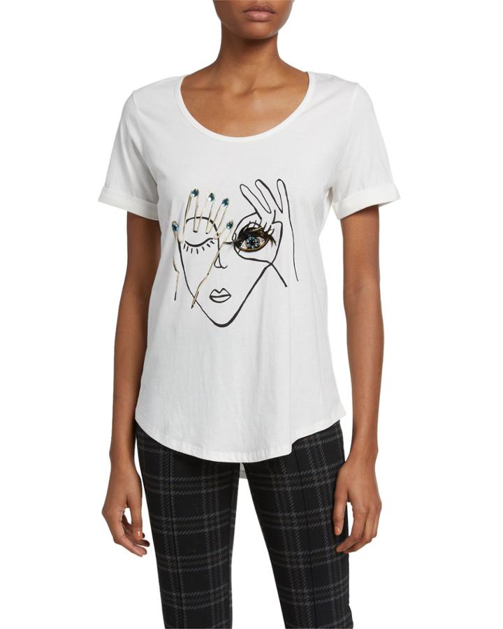 Applique Cotton Tee