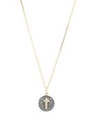 14k Diamond Cross Pendant Necklace