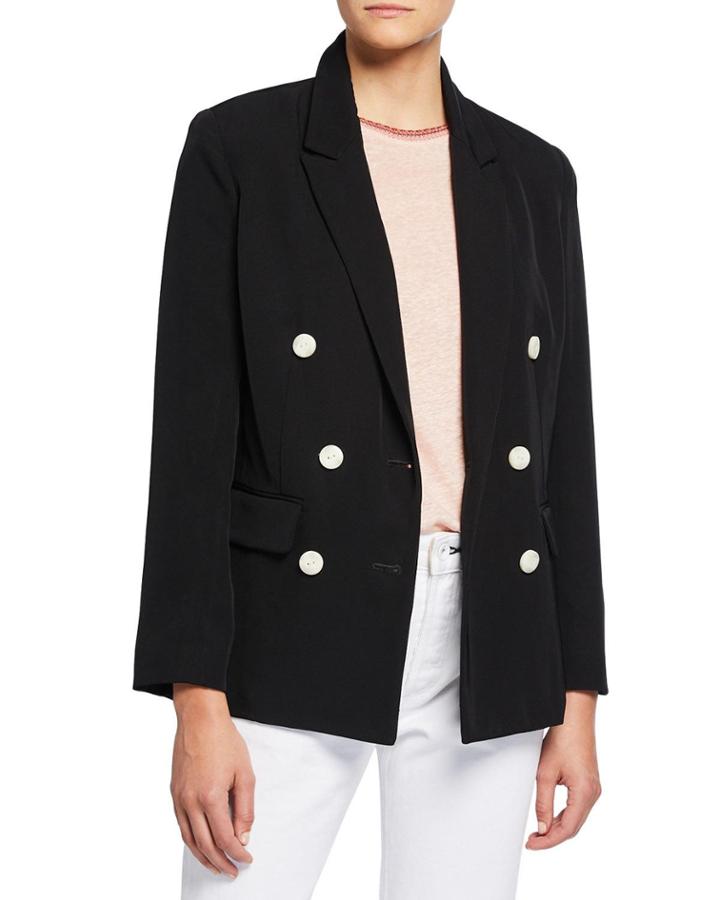 Tia Double-breasted Blazer
