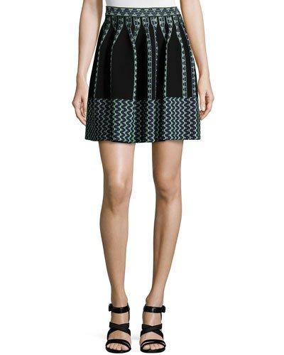 Vertical Zigzag-knit