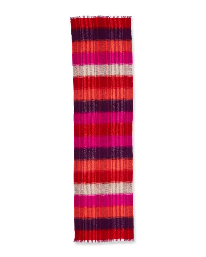 Brushed Twill Plaid Wrap