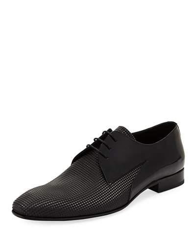Patent Leather & Pyramid Dress Oxford