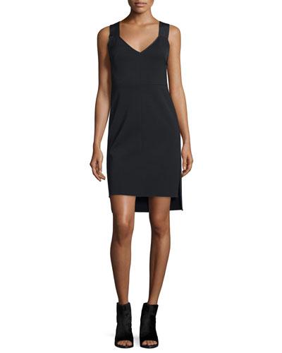 Joanne Stretch Tank Dress, Black