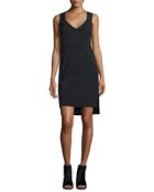 Joanne Stretch Tank Dress, Black