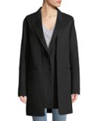 Kaye Wool Single-button Coat With Vest