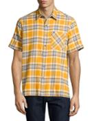 Plaid Short-sleeve Camp