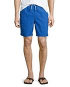 Solid Swim Trunks, Royal