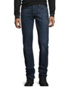 Slim-fit Selvedge Harrison Wash Denim Jeans, Blue