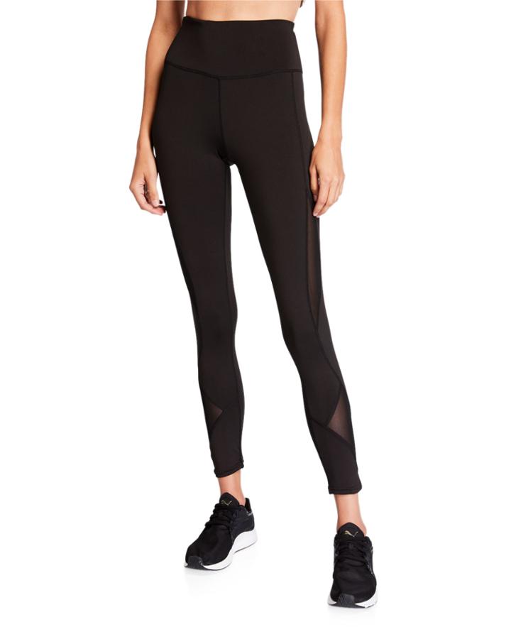 Camille Mesh Insert High-waist