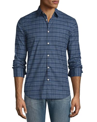 Plaid Slim-fit