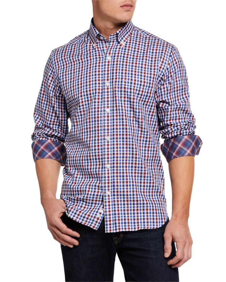 Men's Check Contrast-reverse