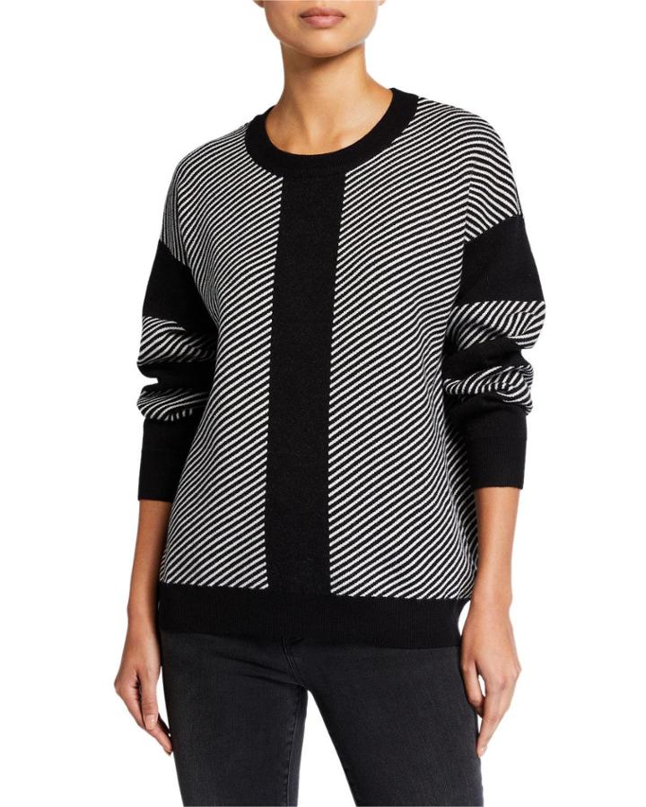 Round-neck Stripped