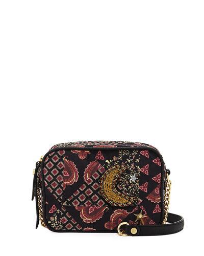 Perri Crushed Velvet Crossbody Bag