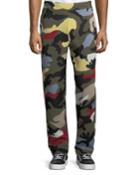 Men's Multicolor Camo Knit