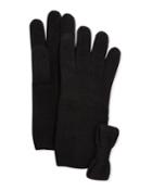 Cashmere Jersey Bow Gloves