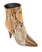 Latts Patchwork Zip Booties