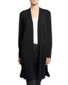 Open Front Cashmere/silk Cardigan