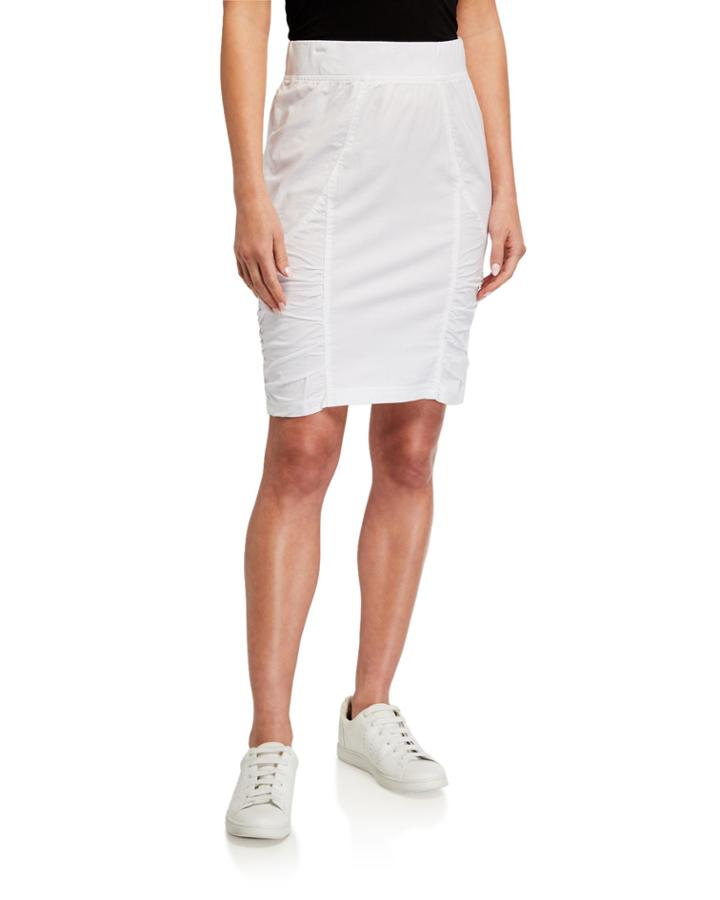 Bente Side Ruched Poplin